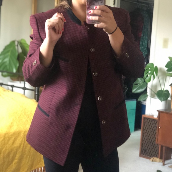 Wool Blazer Jacket - Picture 2 of 8